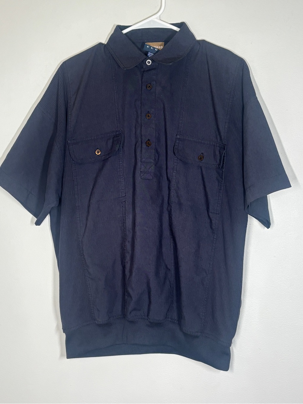Vintage Boulevard Club Banded Bottom Polo Shirt